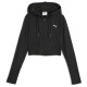 Puma Γυναικεία ζακέτα Essentials Ribbed Full-Zip Slim Hoodie